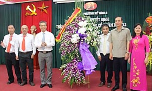 Thành lập chi bộ đảng Công ty Cổ phần Nhà X4 thuộc Đảng ủy phường Mỹ Đình 1, quận Nam Từ Liêm (Hà Nội)